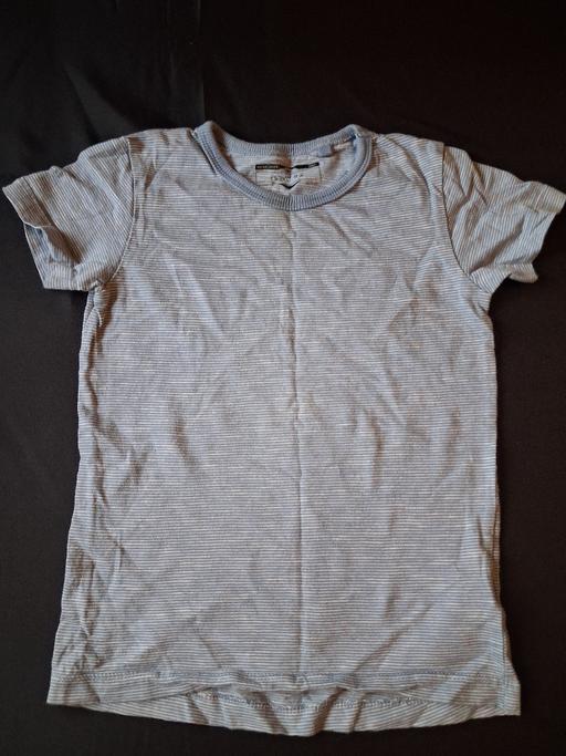  — boys Next blue striped shirt,