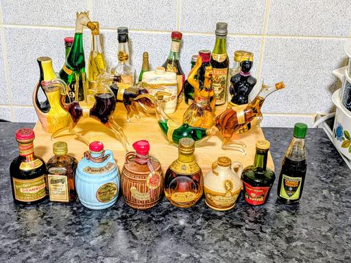  — collectible miniature liqueur bottles