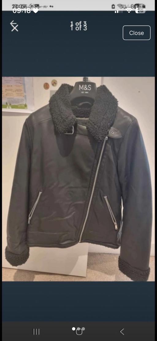  — Women’s aviator style jacket hollister xs