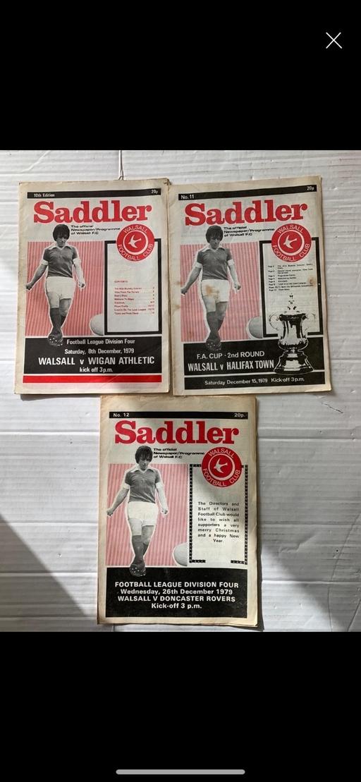 — Walsall football programmes