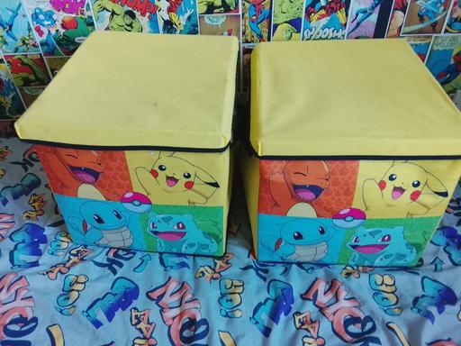  — 2 pokemon storage boxes