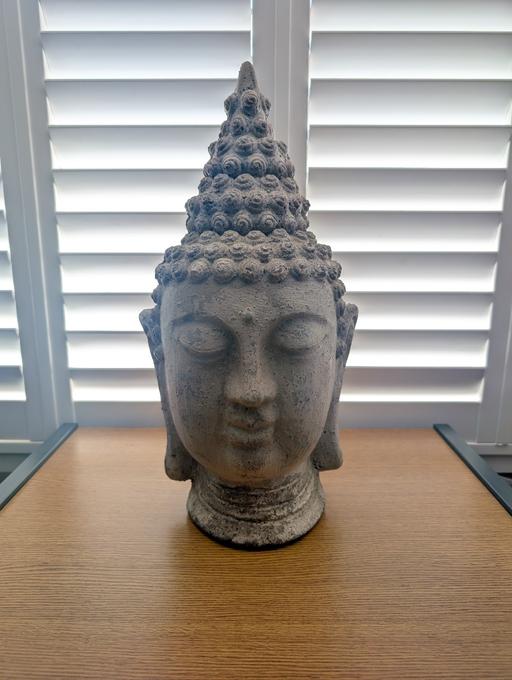  — Serene Stone Buddha Head