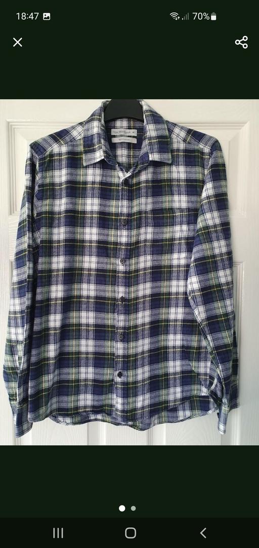  — men's check shirt