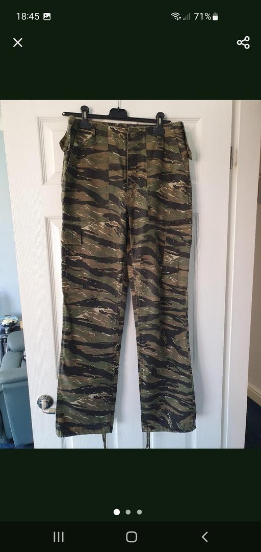  — men's camouflage trousers