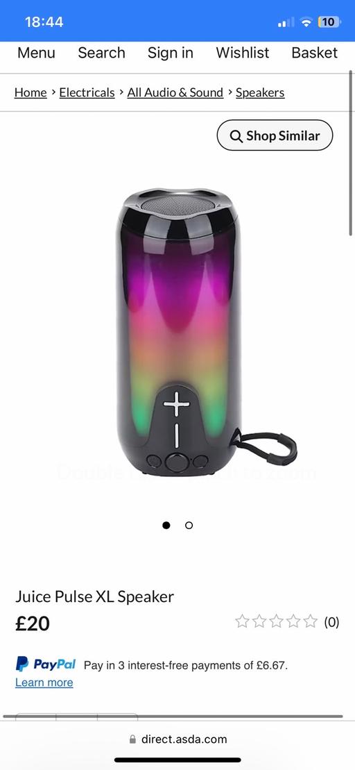  — Juice xl Bluetooth speaker new with box