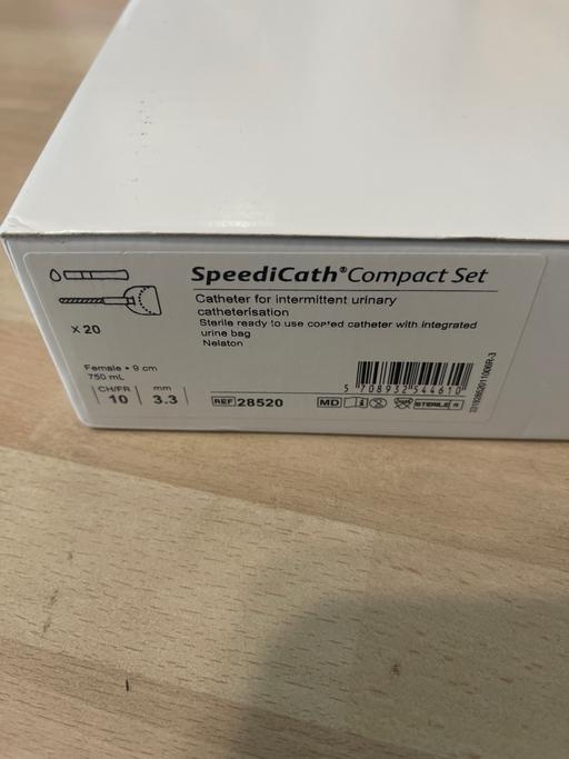  — 60 Coloplast speedicath compact set 28520