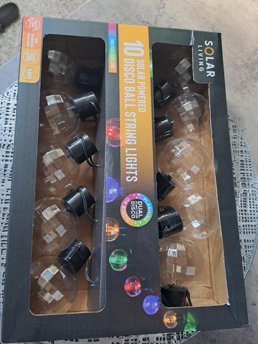  — solar lights disco balls