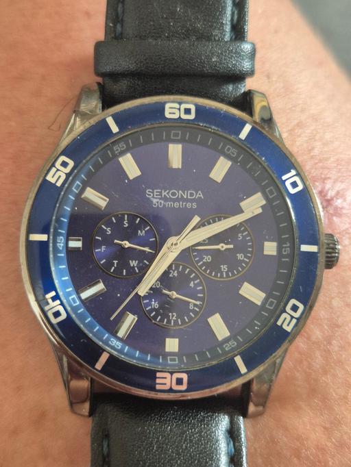  — sekonda bkue face blue dial mens watxh