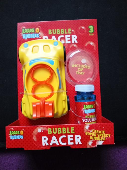  — brand new kids BUBBLE RACER SET