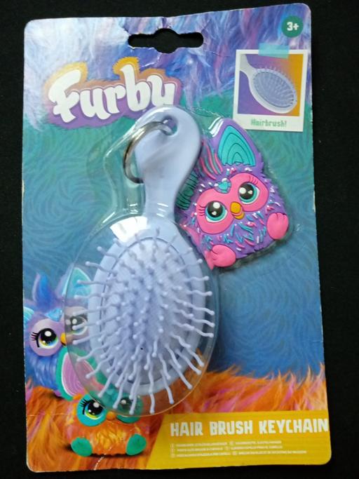  — brand new Furby HAIRBRUSH KEYCHAIN