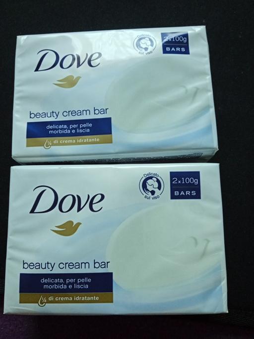  — 2 packs of 2 Dove soap