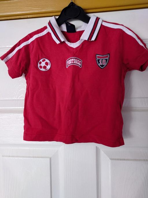  — Boys red football top size 12-18 months