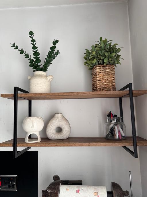  — Next bronx industrial style wall shelf
