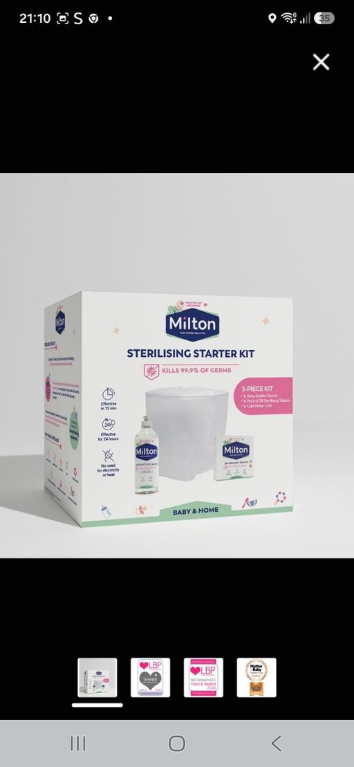  — mam cold water steriliser