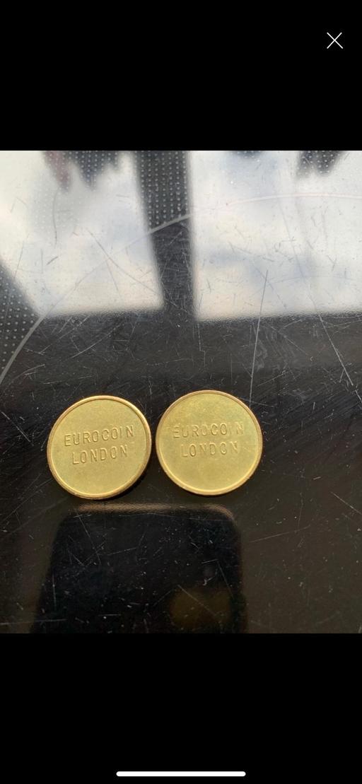  — Old retro Euro coins London