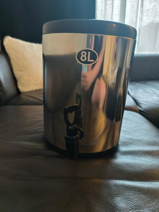  — 8L Stainless Steel Drinks Dispenser with Tap