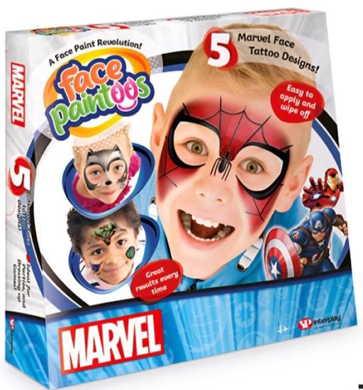  — Marvel face paint