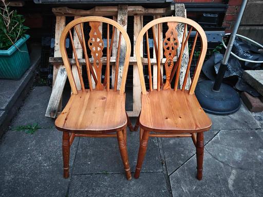  — wood chess set of two