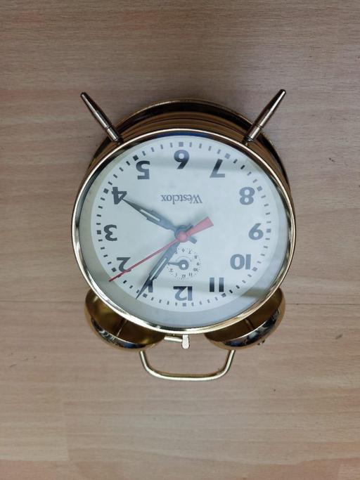  — Vintage Westclox 1990s Alarm clock - Hand