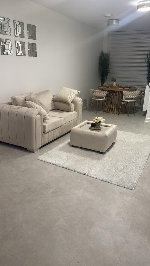  — Cream sofa modern luxury