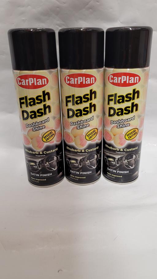  — 3x Dash Shine - Rhubarb And Custard 500ml