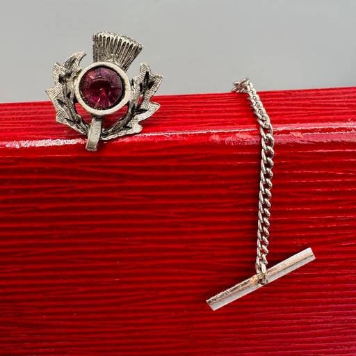  — Vintage Scottish Thistle Tie Pin