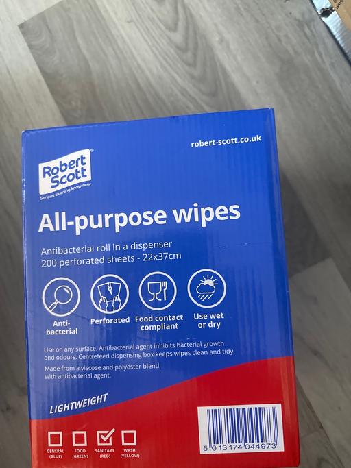  — All purpose wipes