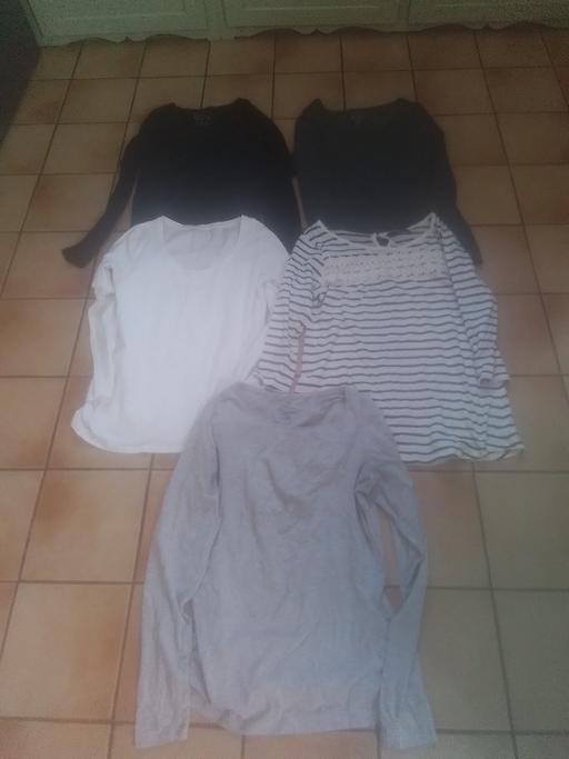  — FIVE LADIES STRETCH LONG SLEEVED TEE SHIRTS