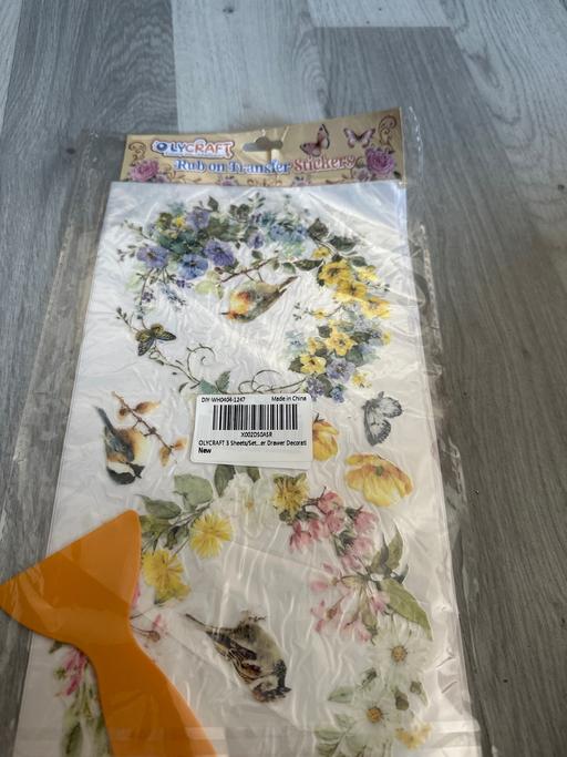  — Rub on sticker transfers