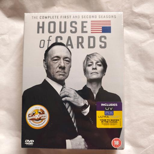 — House of Cards DVD Box Set New Unopened!