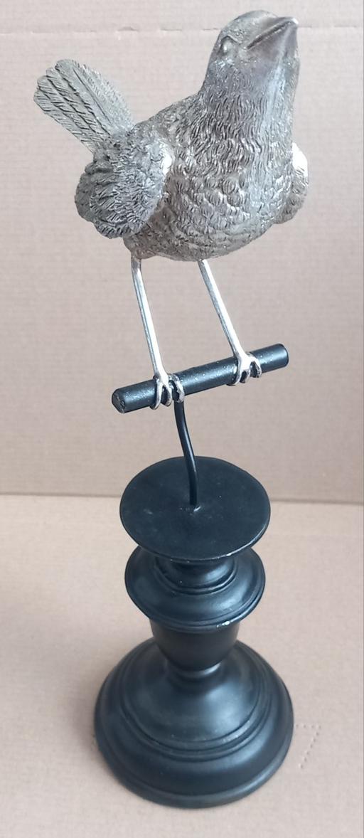  — decorative metal songbird figurine