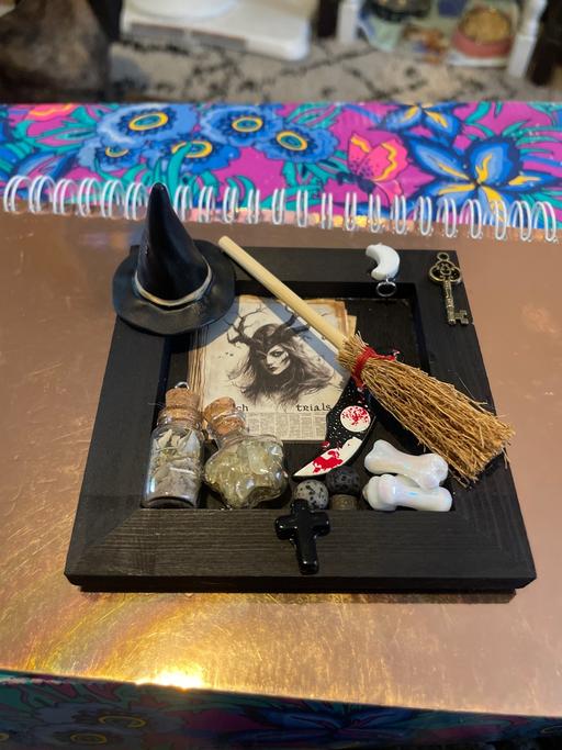  — Citrine Crystals Witchy display frame