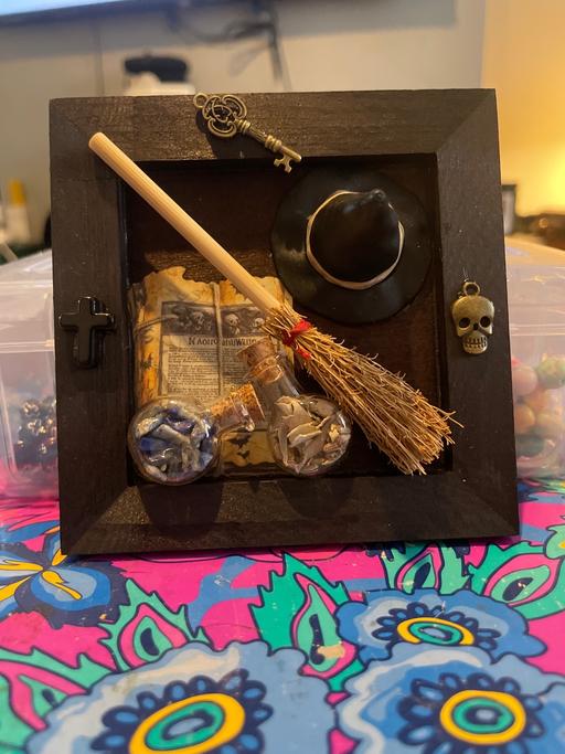  — Lapis Lazuli Witchy display frame