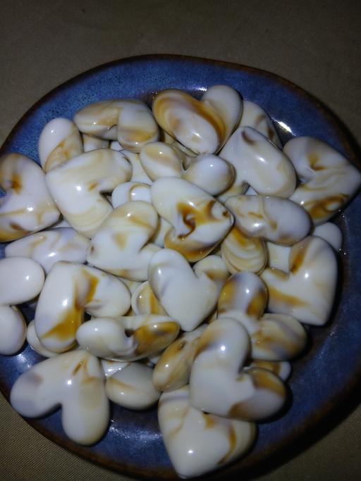  — decorative heart beads
