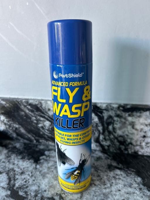  — Fly & wasp spray. Few available. Pest shield.