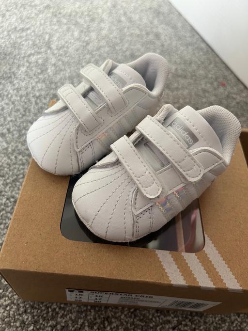  — Baby Adidas soft bottom trainers size 1