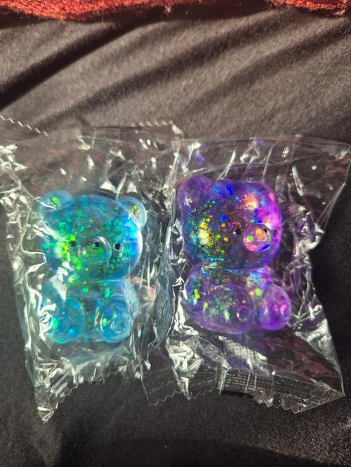  — new Glitter Sugar Filled teddy Bears £2 EACH