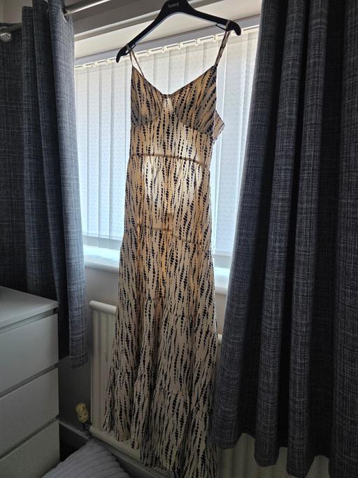  — open back dress size 12