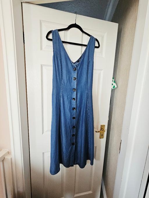  — Next denim dress, size 14..NEW