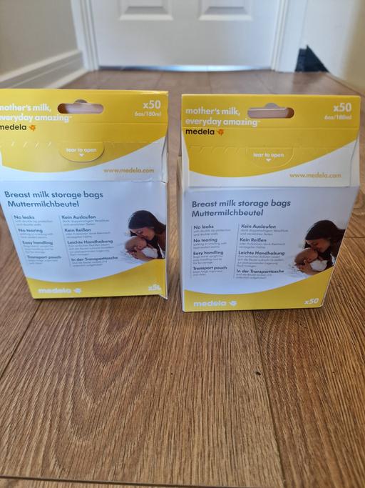  — 2 x Medela Breast Milk Storage Bags (50 Bags)