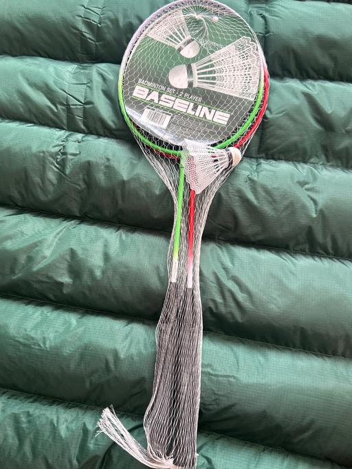  — Badminton set. New and sealed. Baseline.