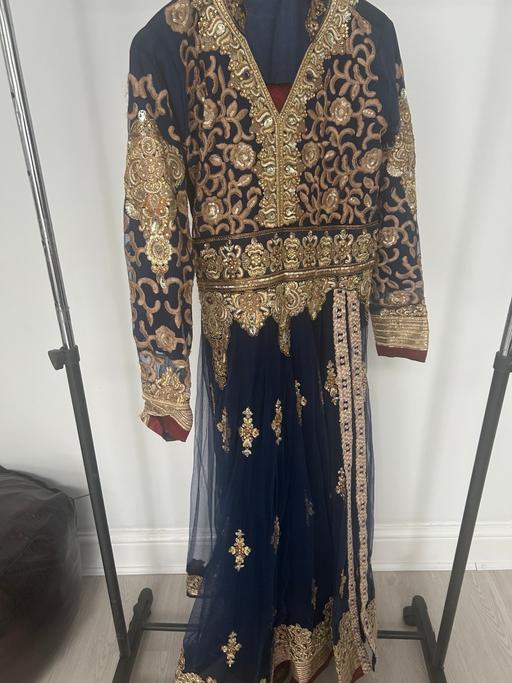  — Navy blue Indian/ Pakistani Occasion dresses