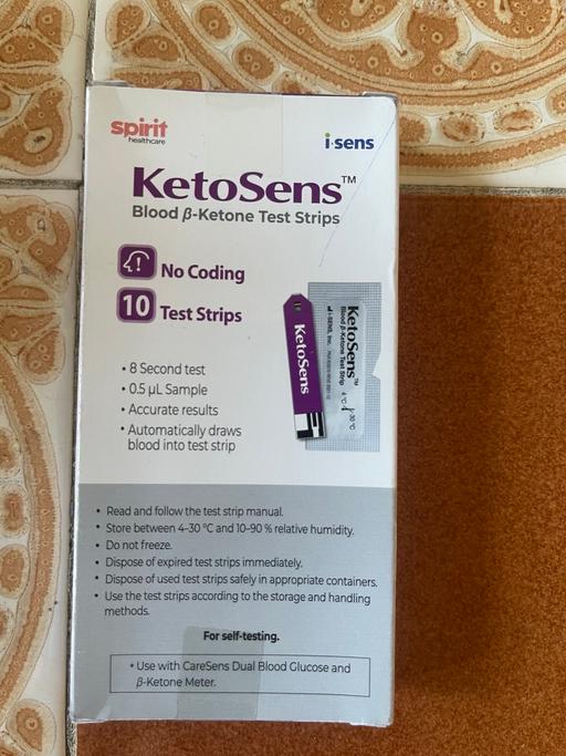  — KetoSens Ketone Glucose Blood Test