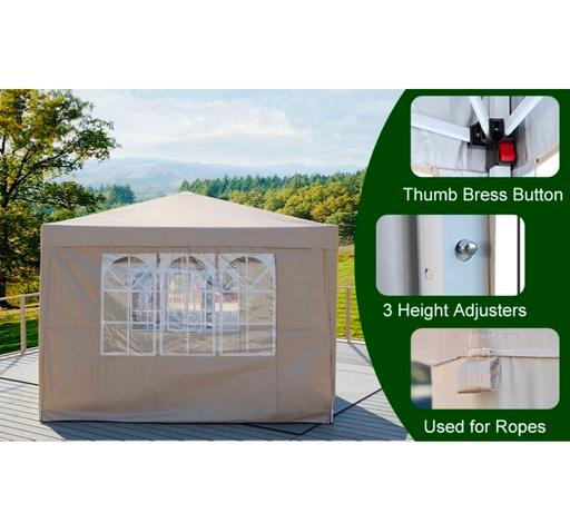  — 3m x 3m Waterproof Pop Up Gazebo Garden Weddi