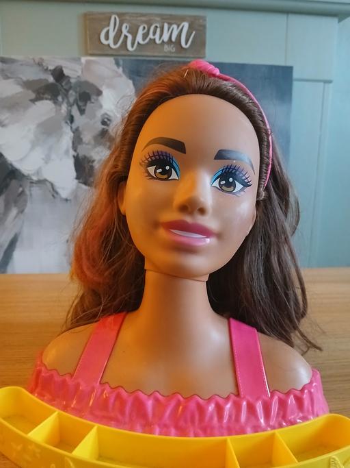  — Barbie Styling Head Doll – Long Brown Hair