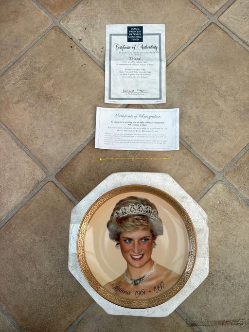 — Princess Diana plate