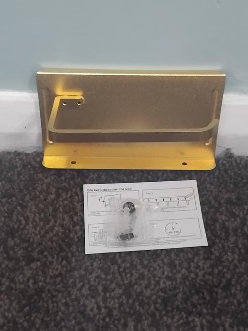  — Gold wall Toilet roll holder