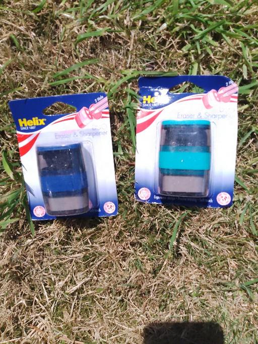  — Helix double sharpeners& eraser