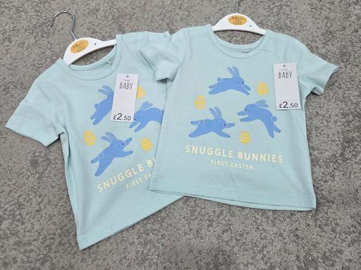  — 🌟NEW🌟 3-6 months GEORGE Easter tshirts TWIN
