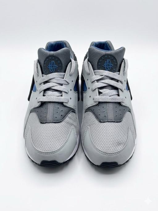  — Nike air huraches grey and blue size 5